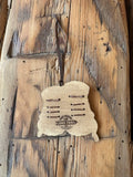 Wooden Long Trail Boot Ornament