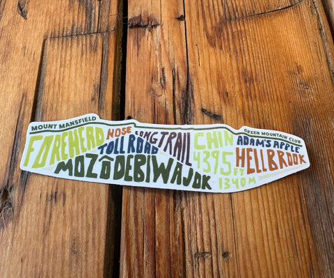 Mount Mansfield Sticker