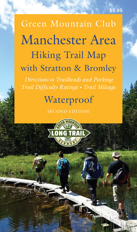 Manchester Area Hiking Trail Map with Stratton and Bromley