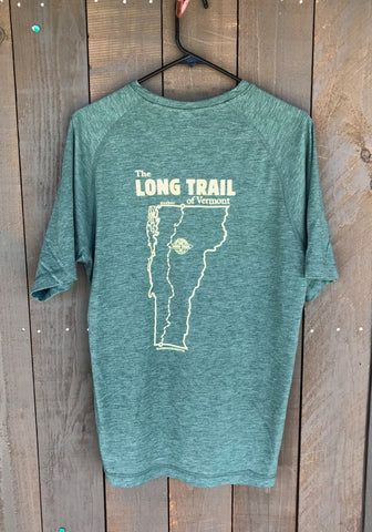 Løfte Etablere Ældre Men's Long Trail Performance T-shirt: Forest Green Heather – Green Mountain  Club